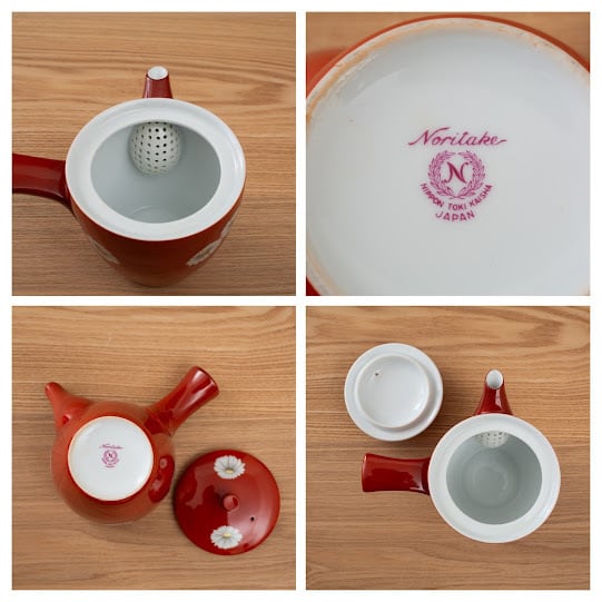ノリタケ NORITAKE 朱に白菊 ティーセット noritake-月桂樹-N印