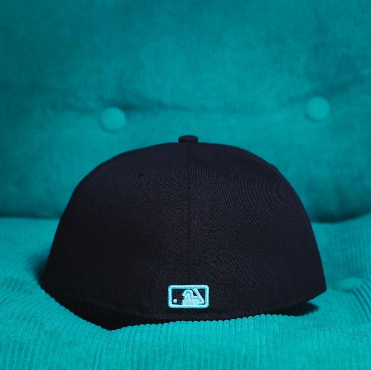 【gifthat別注】NEW ERA 59FIFTY/5950 TORJAY トロント・ブルージェイズ BLACK SEAGLASS