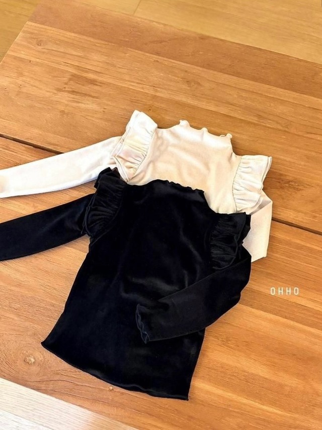 【先行〆9/23 23:59 5%OFF】2678 verour frill tops / OHHO