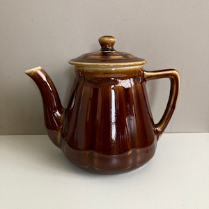 Vintage Brown Tea Pot