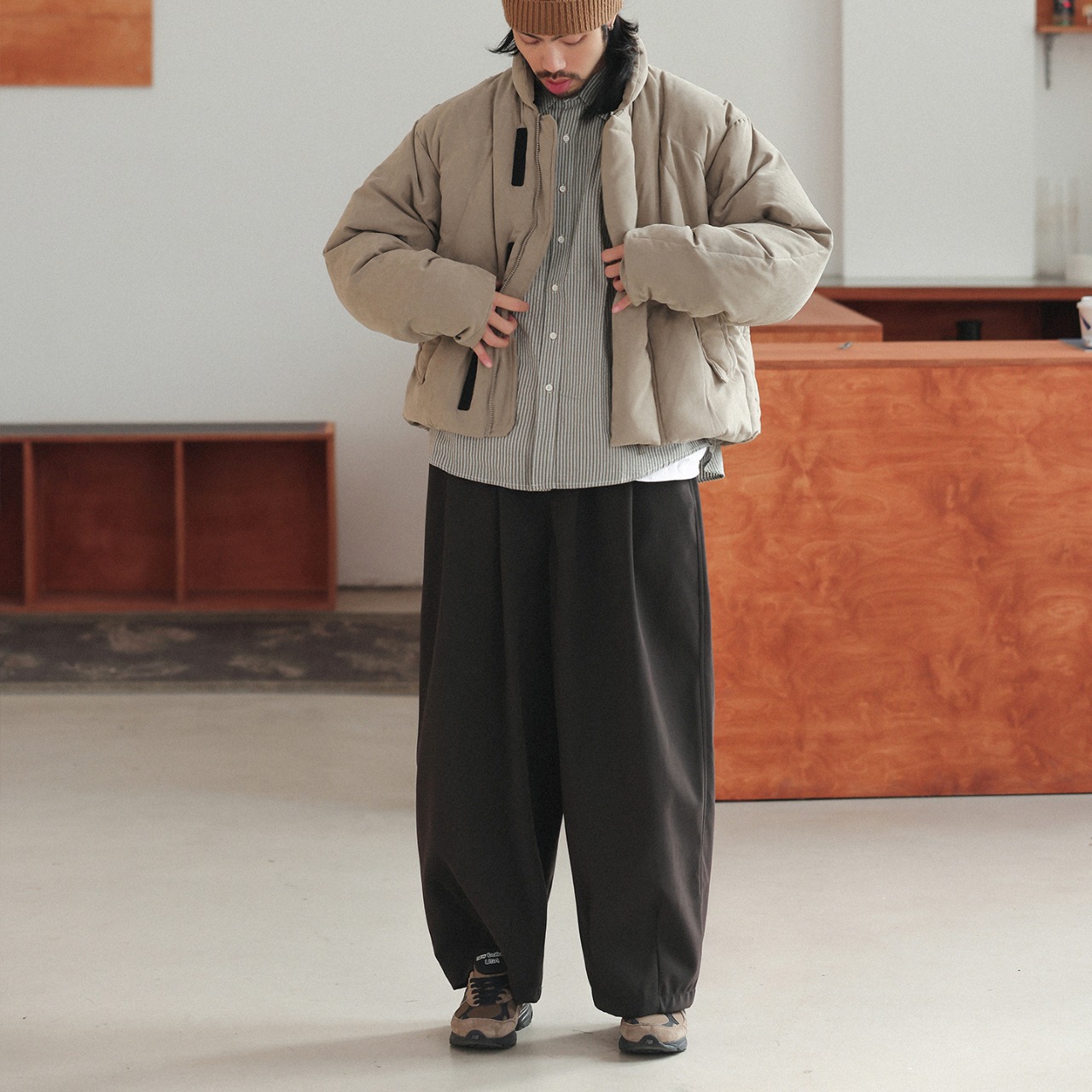 テックドレープ バルーンパンツ N3463 - 10