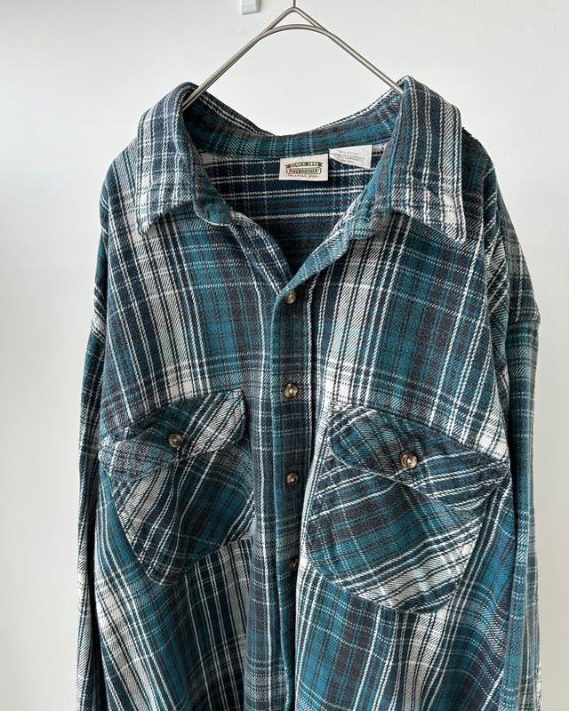 -Five Brother- Vintage 90s 2XL Flannel Check Shirt