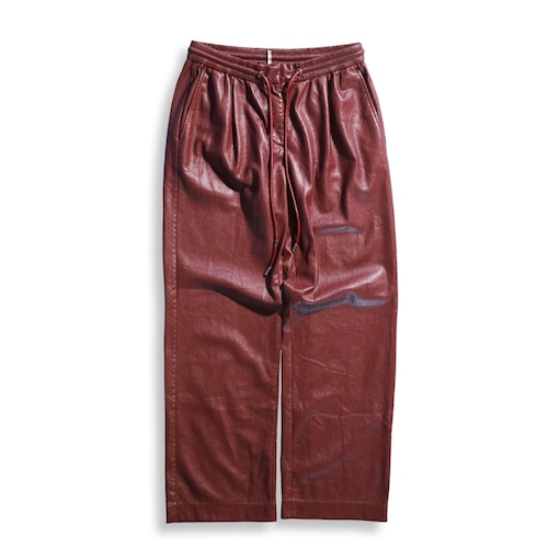 HUGO BOSS Fake Leather Easy Pant