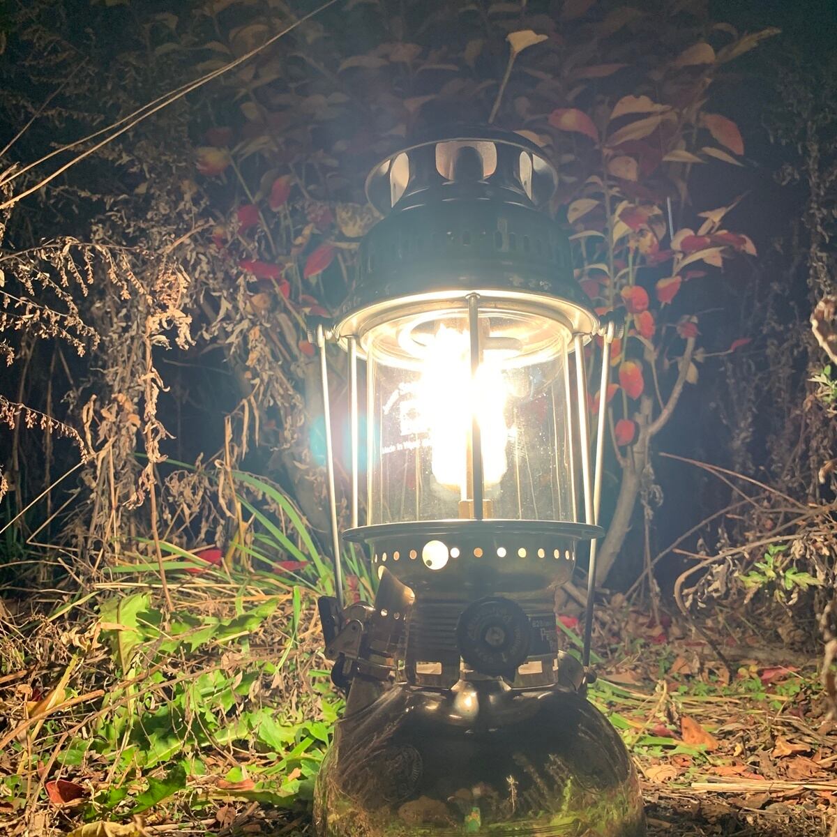 納屋から③【絶好調】PETROMAX 828 HK 350 CP 1950-60年代 ドミノレバー ビンテージランタン