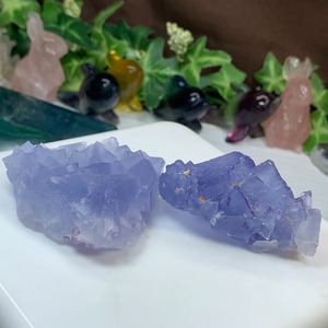 47.3個セット☆幻想的な色合い☆ヤオガンシャン産・パープルフローライト原石