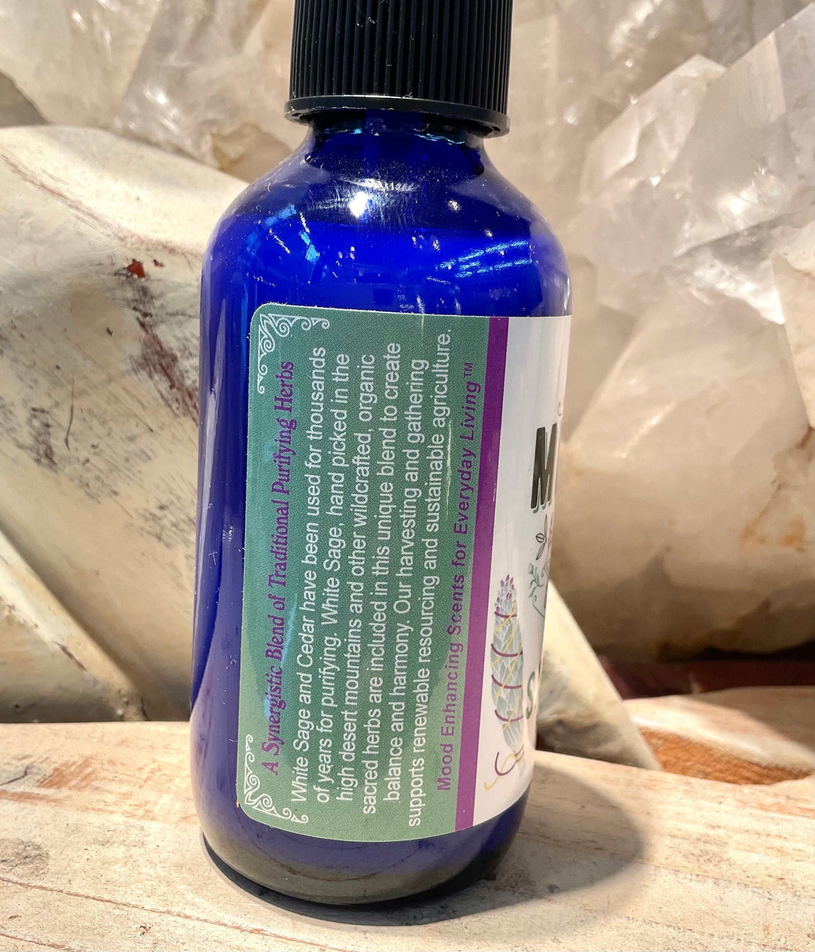 空間浄化！セークレッドセージスモークレスミストスプレー(120ml
