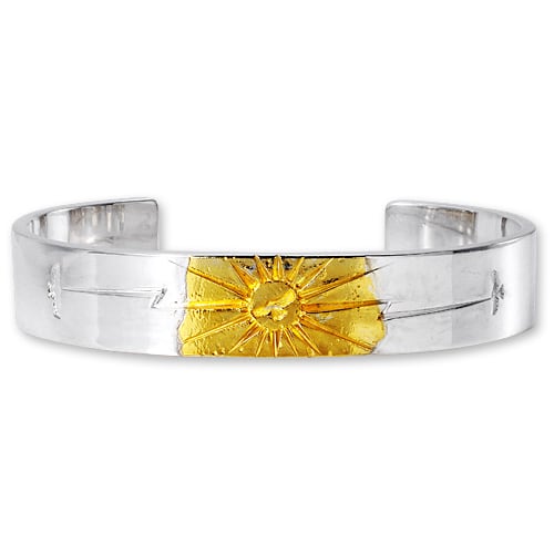 鷲見太郎 BRACELET ブレスレット】プレーンバングル12mm w/サンK24