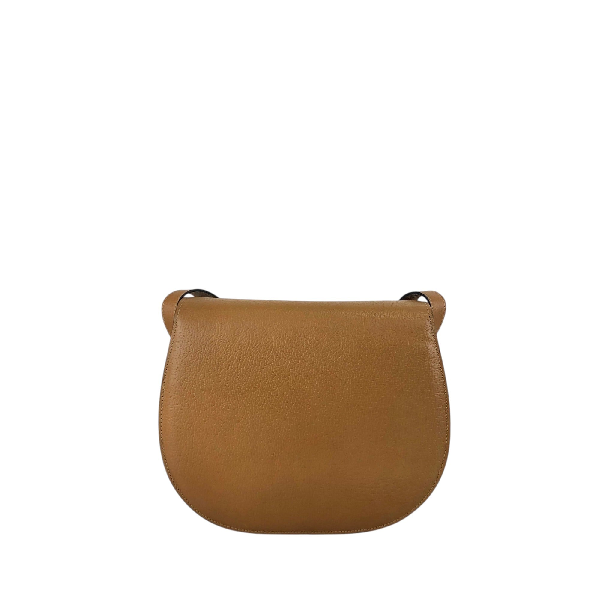 GUCCI グッチ ショルダーバッグ ブラウン GG レザー ラウンド vintage