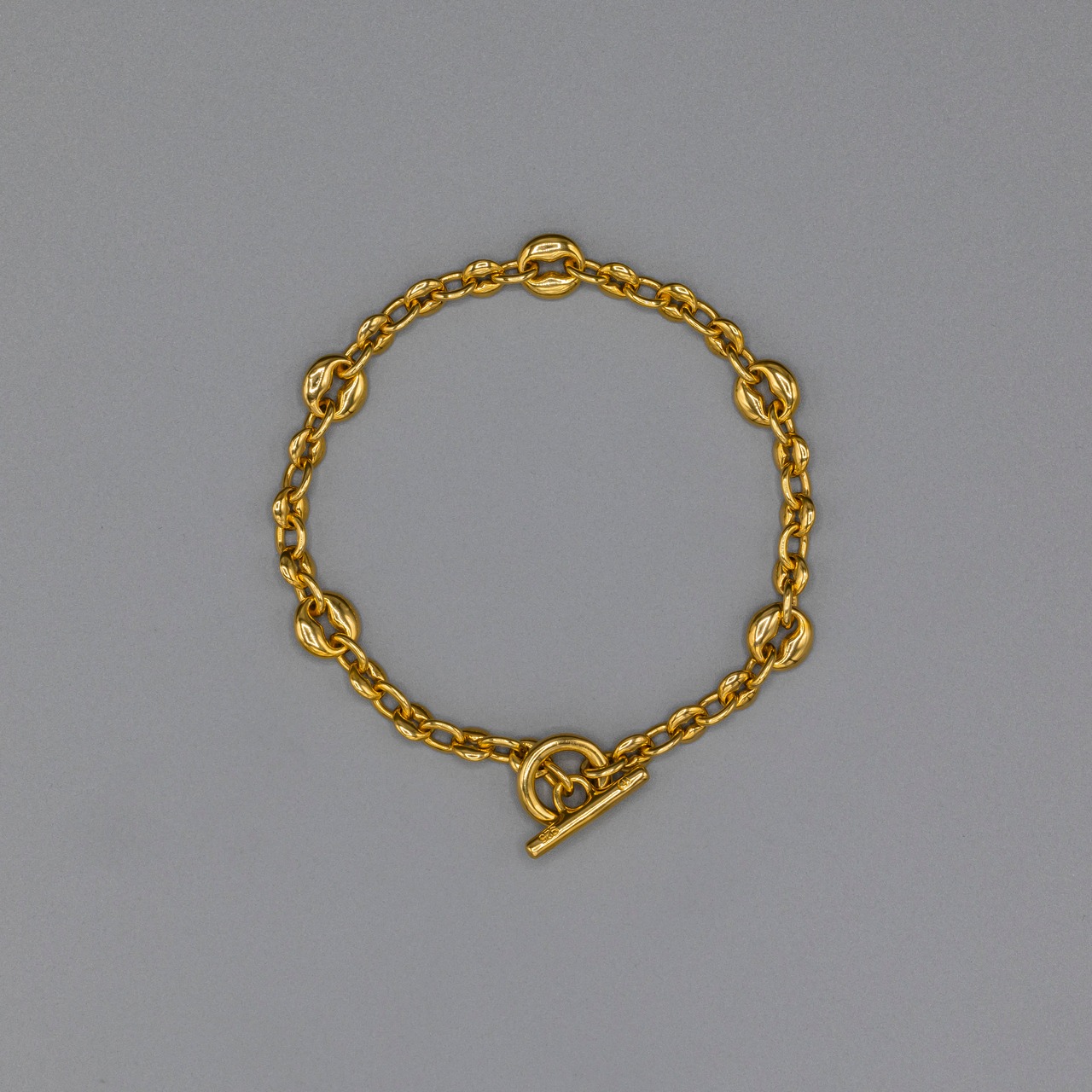 8hole bracelet  Gold