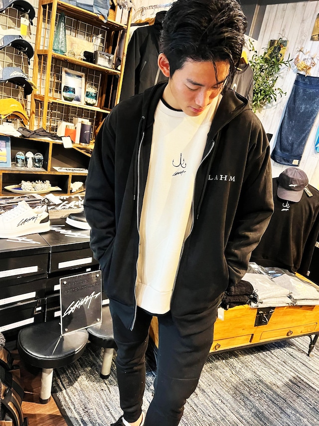 【入荷しました！】【2023-2024 NEW】LAHM fake suede ZIP-UP HOODIE