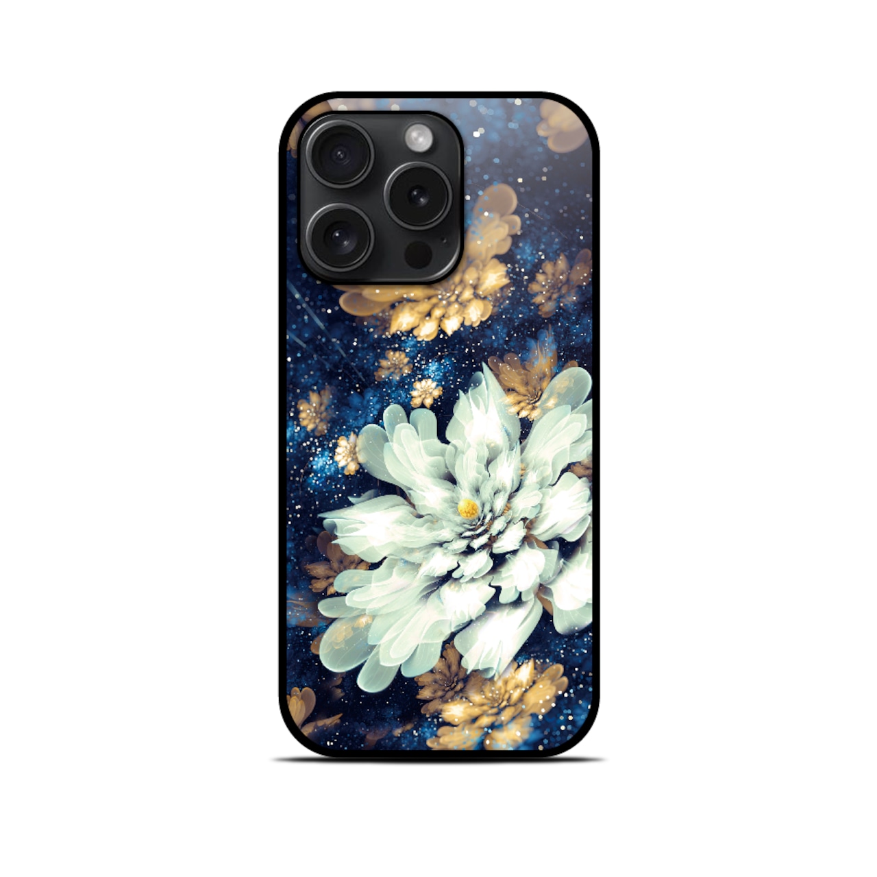 華誕 - 和風 角丸型 強化ガラスiPhoneケース