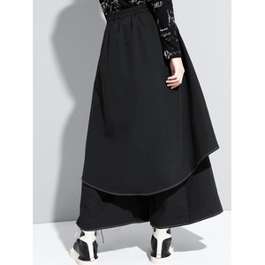 Overlap Wide Leg Pants / オーバーラップ ワイドレッグ パンツ