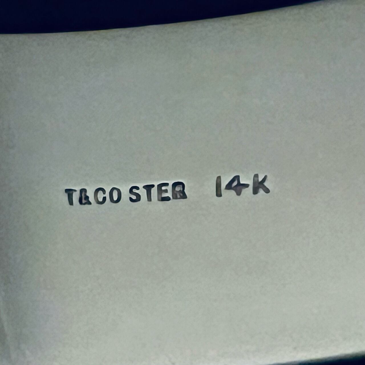 Tiffany & Co. 専用 VINTAGE TIFFANY & CO. 14K Gold Twist Rope Cuff Bracelet Sterling