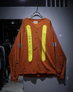 【add (C) vintage】“Viking” Reflector Line Vintage Boro L/S T-Shirt