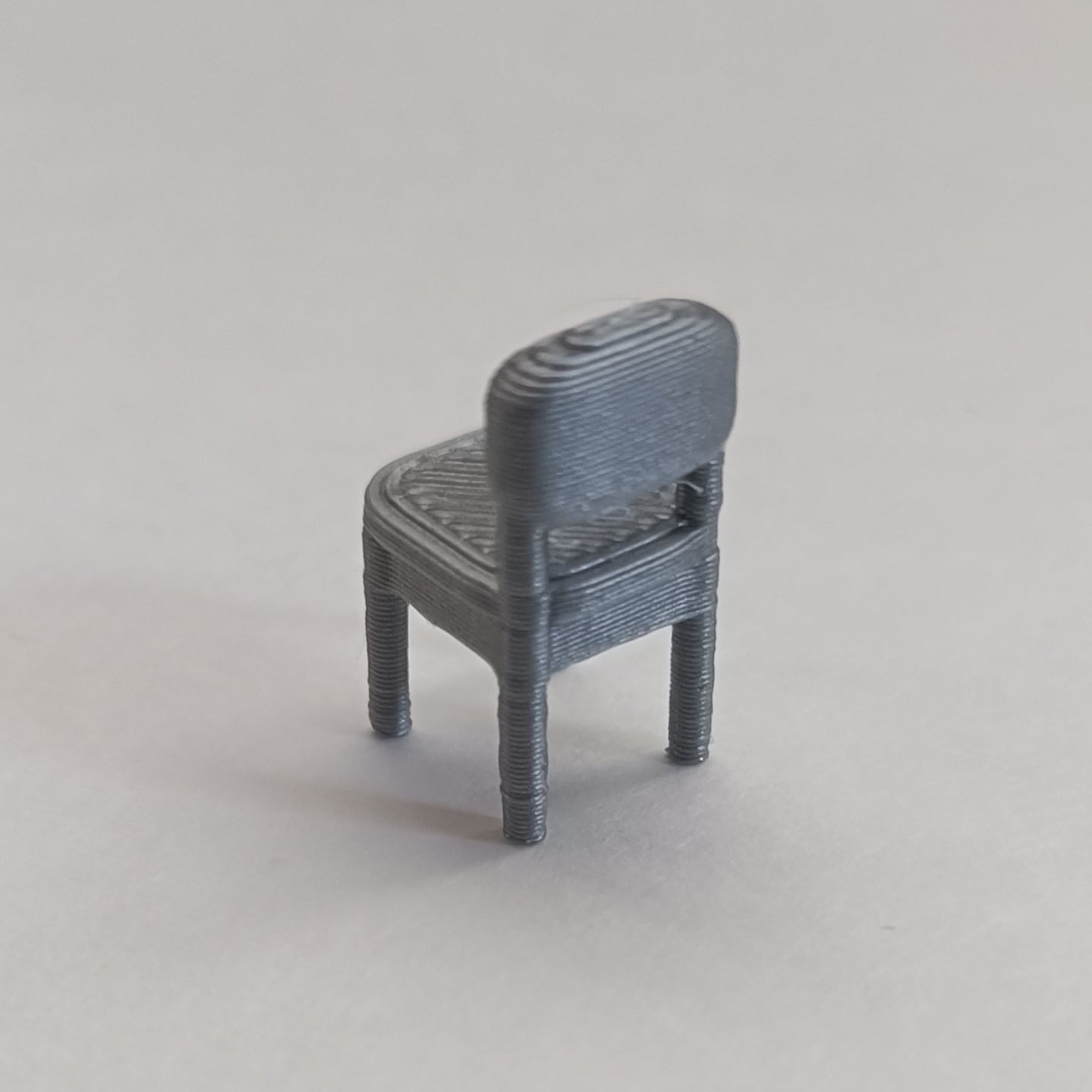椅子02 1/50 建築模型用添景 3Dプリント用STLデータ | 模型添景研究所