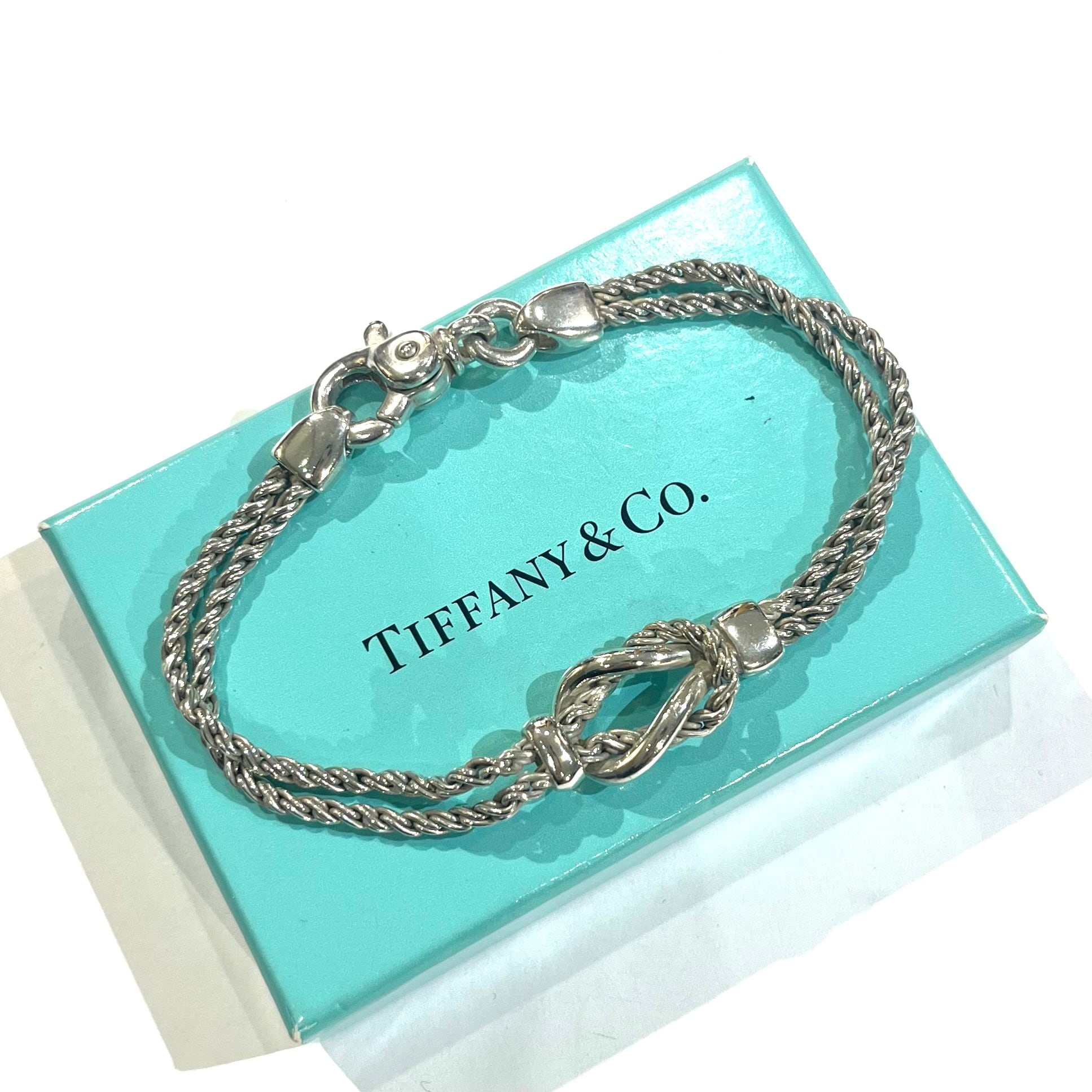 希少【TIFFANY&CO.】 2137 ティファニー アンドコーツイストノット