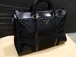 美品14万◆PRADA プラダ A4対応ビジネス可 ユニセックス ナイロンxレザー切替 ハンド バッグ ブリーフケース◆ ビジネスシーンでも大活躍♪ 