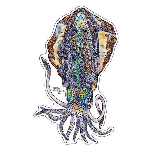 【でかステッカー】アオリイカ