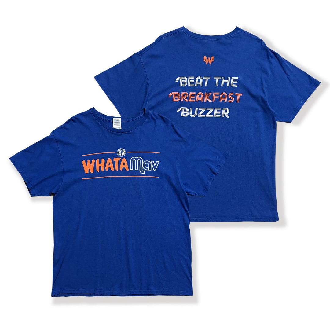 Dallas Mavericks -WHATA Mav- Printed T-Shirt. DELTA