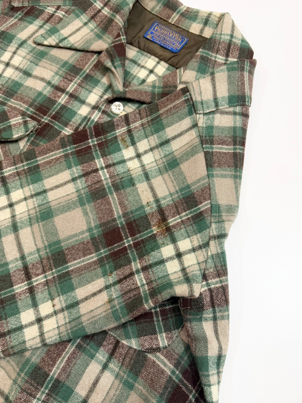 70s PENDLETON WOOL SHIRT MADE IN USA Size M