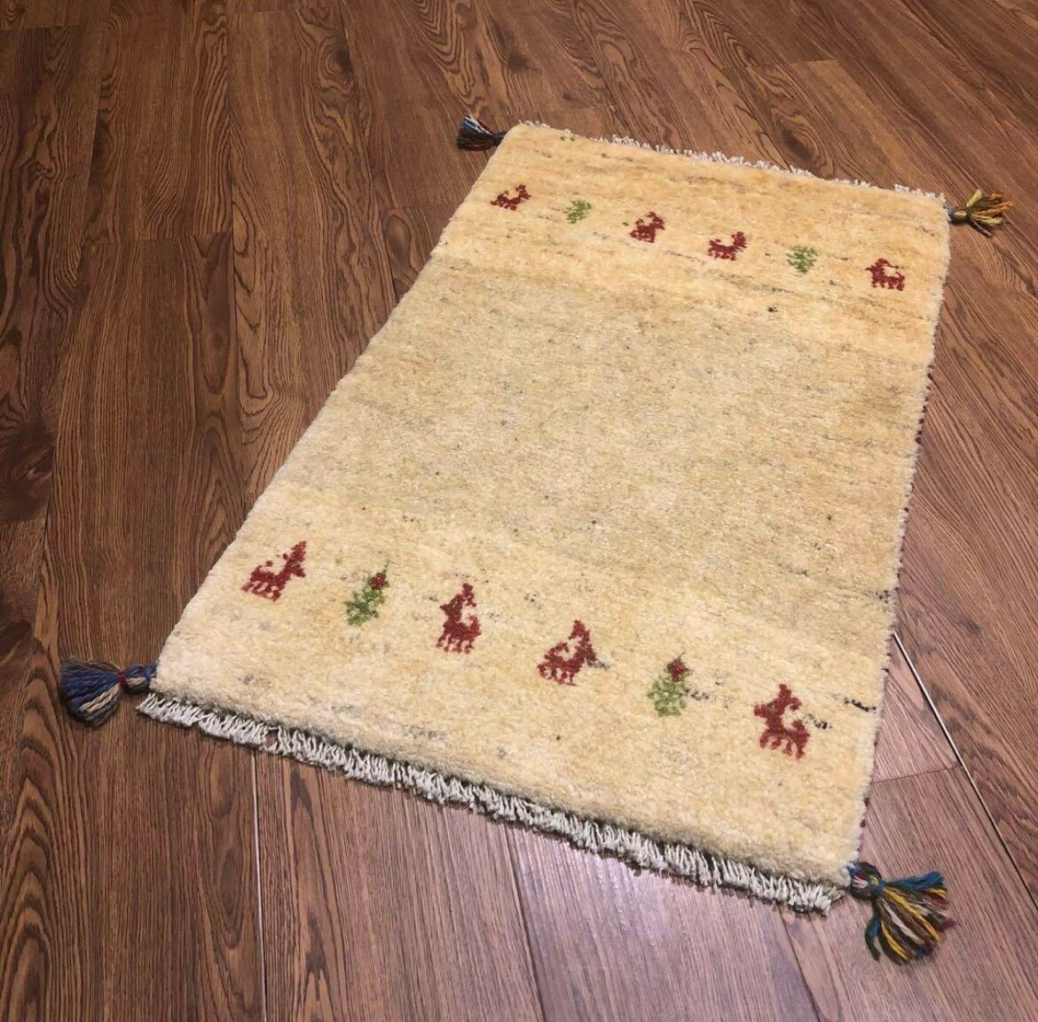 ペルシャギャッベ (ギャベ) 玄関マット No:GP-496 | A's Rug（エーズラグ）