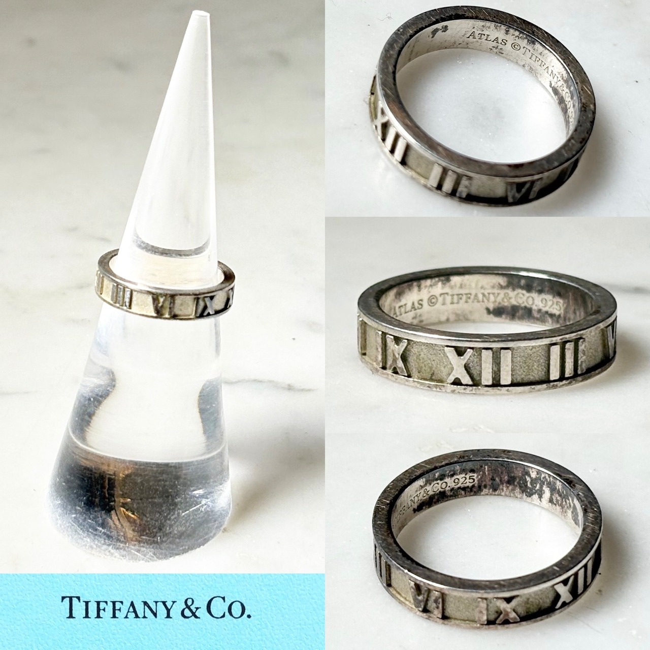 TIFFANY silver “Atlas” ring
