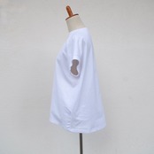 one f  French Sleeve Tee　WHITE　再入荷