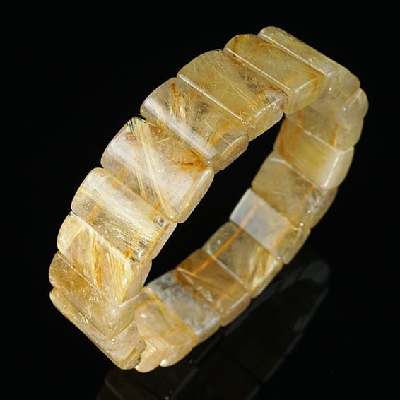 新入りタイチン(全ての面にタイチン)ゴールドルチルクォーツバングルブレスレット 楽天市場】【一点物限定】タイチンルチルクォーツ バングル