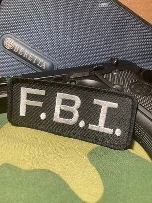 F.B.I 警察 ワッペン パッチ PM4056