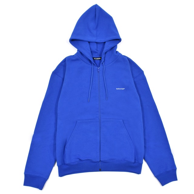 【BALENCIAGA】 Copyright Zip-Up Hoodie  (BLUE)