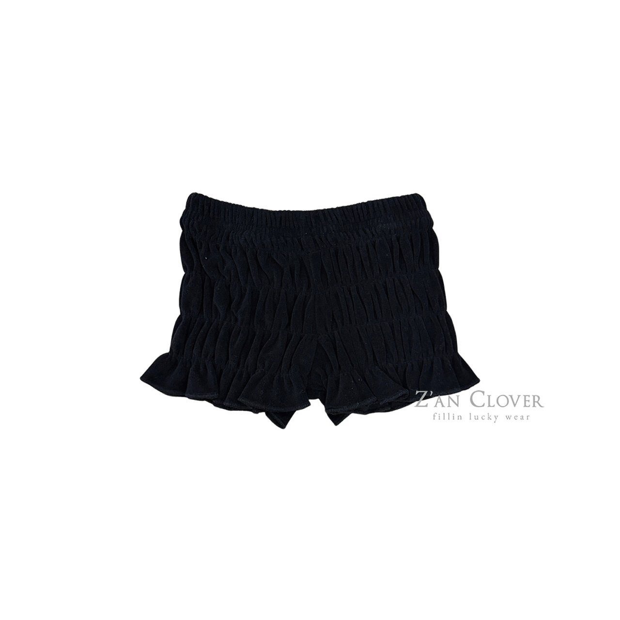 ZAN CLOVER［取寄］velour shirring short pants 26winter