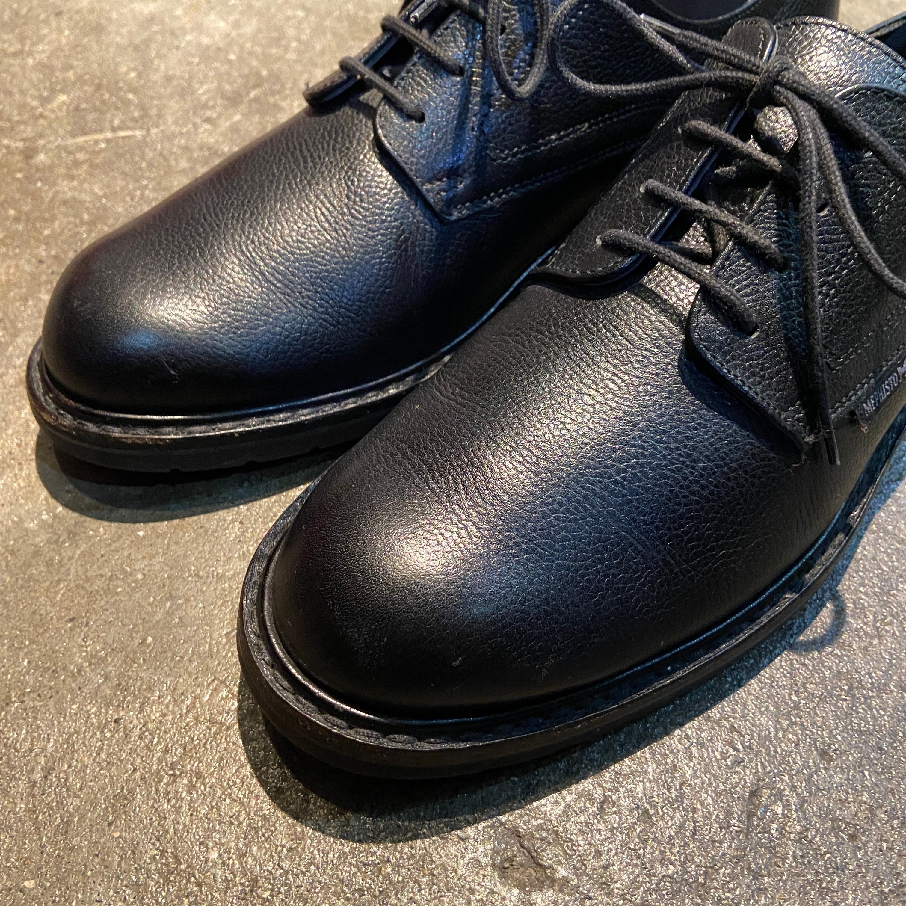 『送料無料』MEPHISTO メフィスト　革靴　プレーントゥ　26.5cm フランス製　黒 | 古着屋 Uan powered by BASE