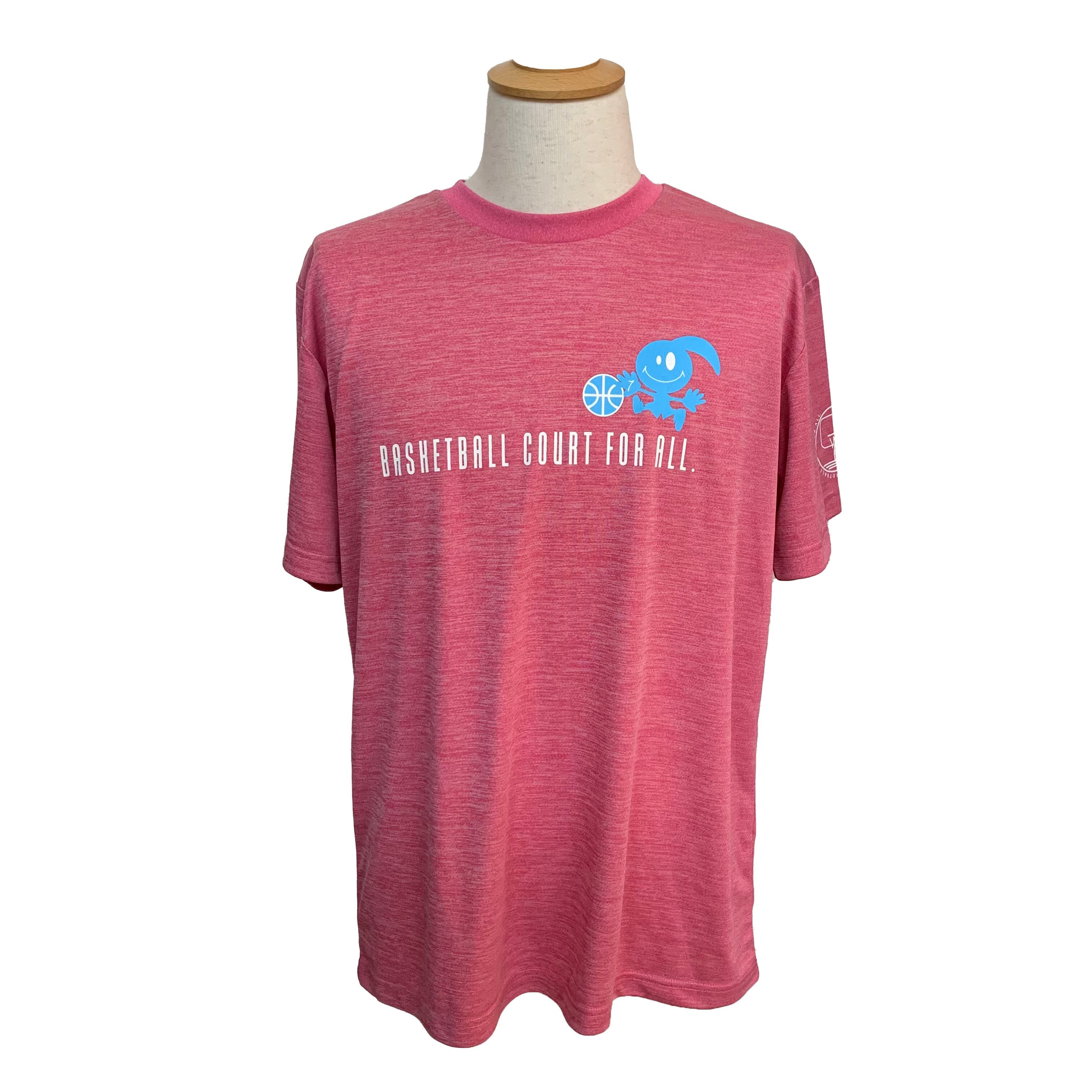 “CFA” ドライTシャツ(ヘザーPINK)