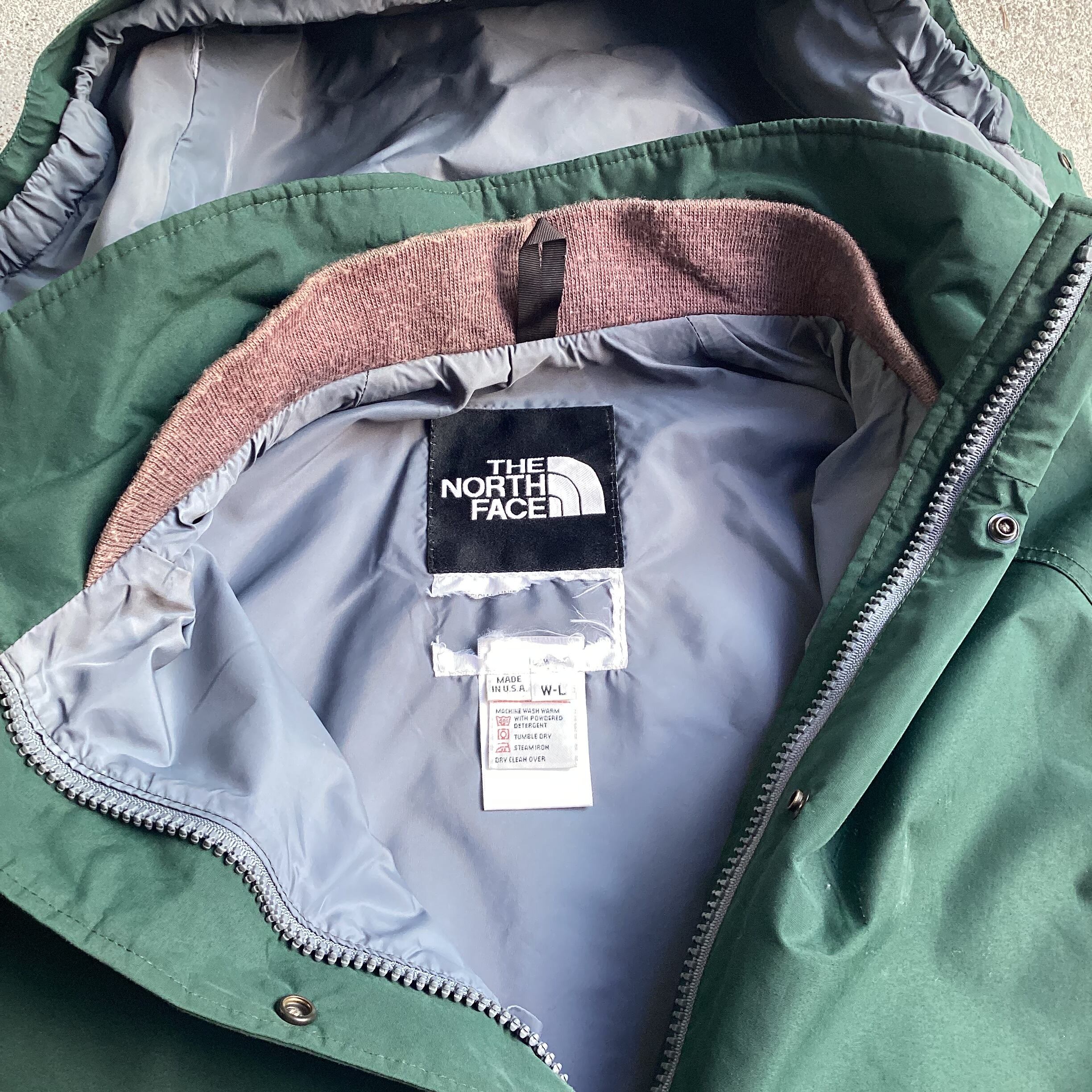 レア 90s 00s THE NORTH FACE US FOREST SERVICE GORE-TEX マウンテンパーカー アメリカ合衆国森林局  支給品 特別仕様 スリットデザイン