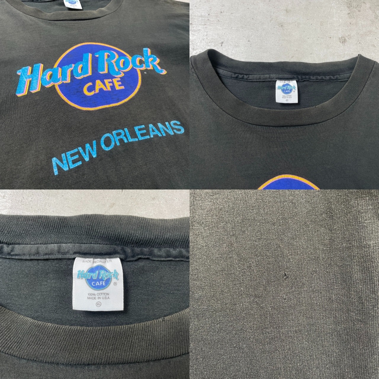 90年代 USA製 HARD ROCK CAFE NEW ORLEANS ニューオーリンズ ハード 