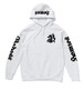 B LOGO BOTH SIDES hoodie black (white)/B LOGO SIDES HOODIE BK WT