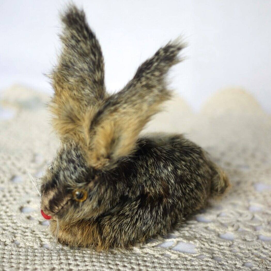 リアルファーラビット ミニうさぎ ぬいぐるみ ドイツ