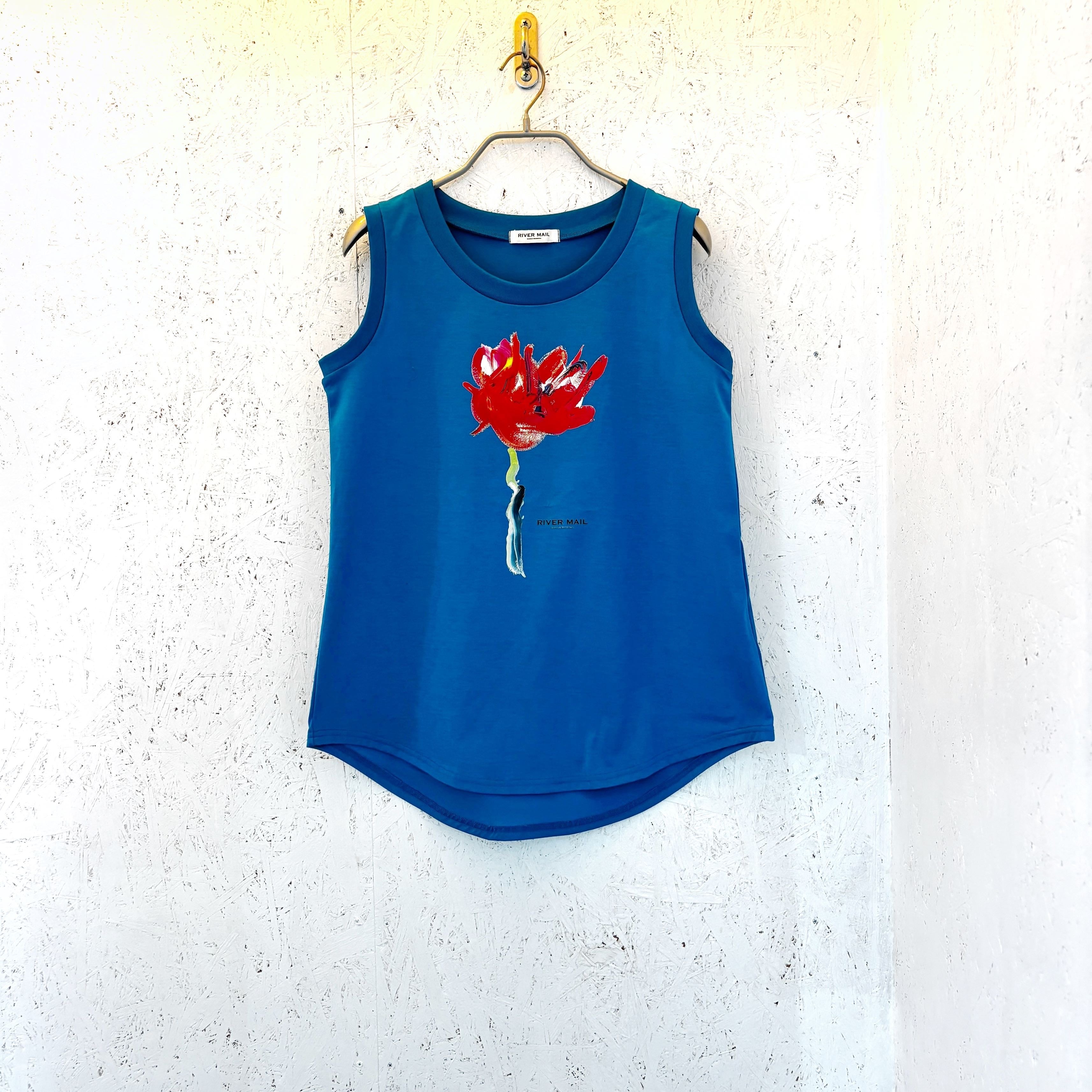【Hand-Painted Floral / No Sleeve】