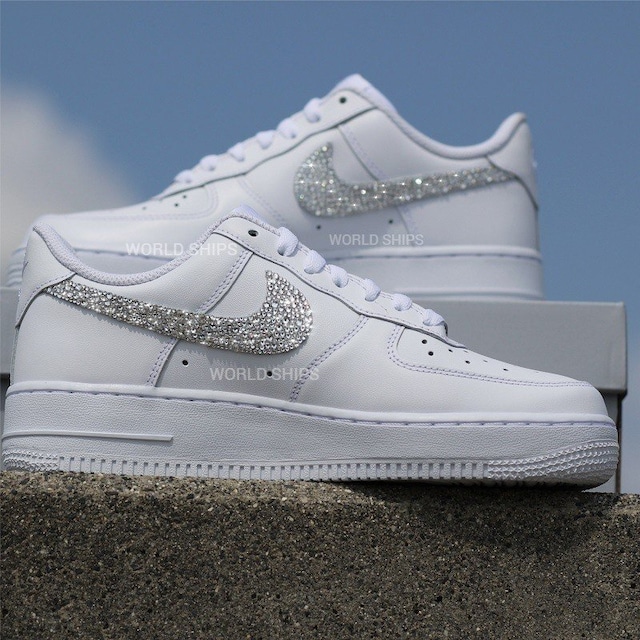 ナイキ エアフォース1 ナイキ スニーカー メンズ カスタム スワロフスキー クリスタル Nike Air Force 1 Swarovski Nike 625 Select Shop Ce