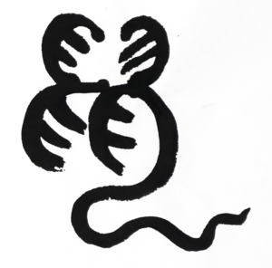 【ETO001】  干支アート「子」/ Zodiac Art: Year of the Rat　デジタルコンテンツ/Digital content
