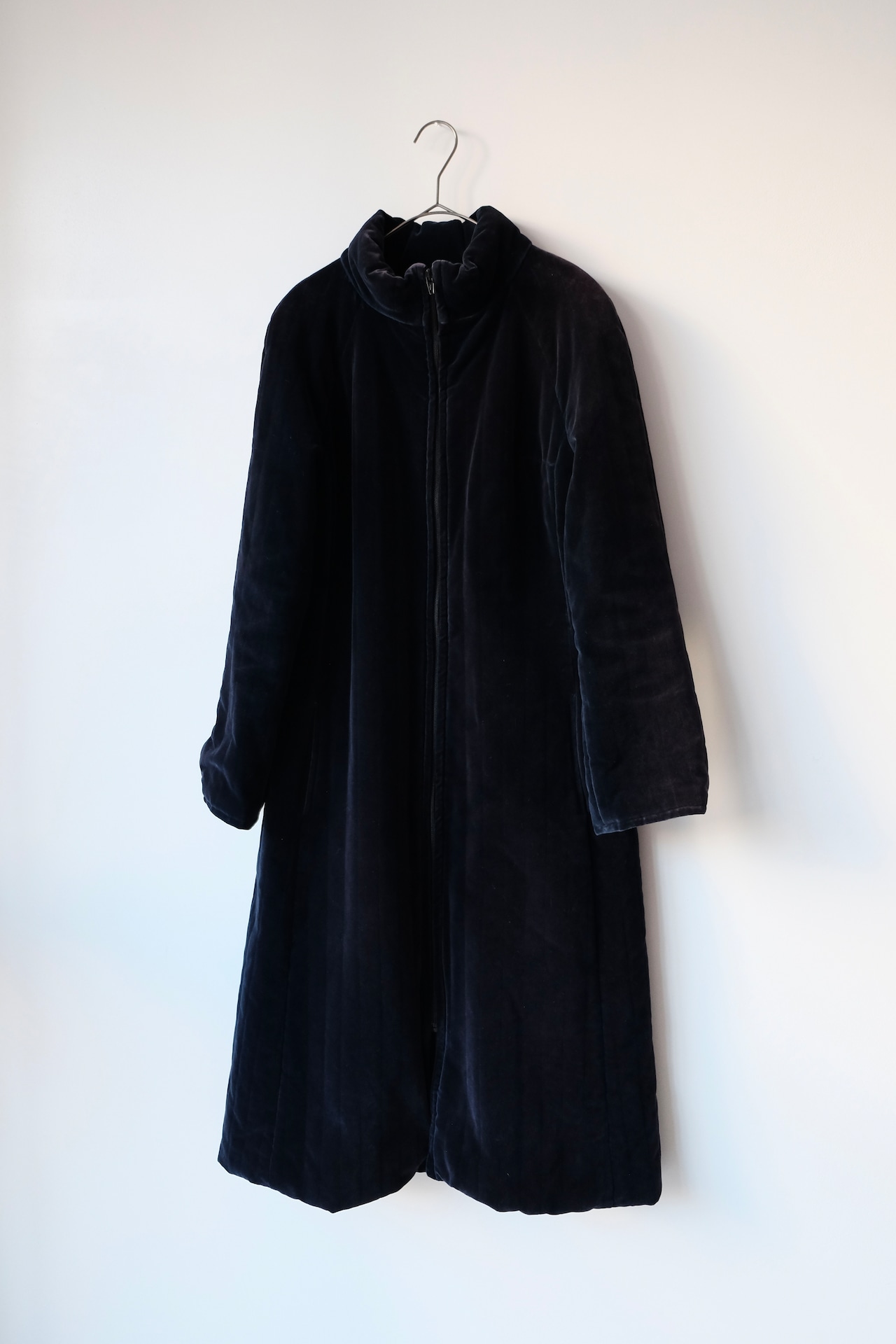 Vuokko purple velvet padded coat