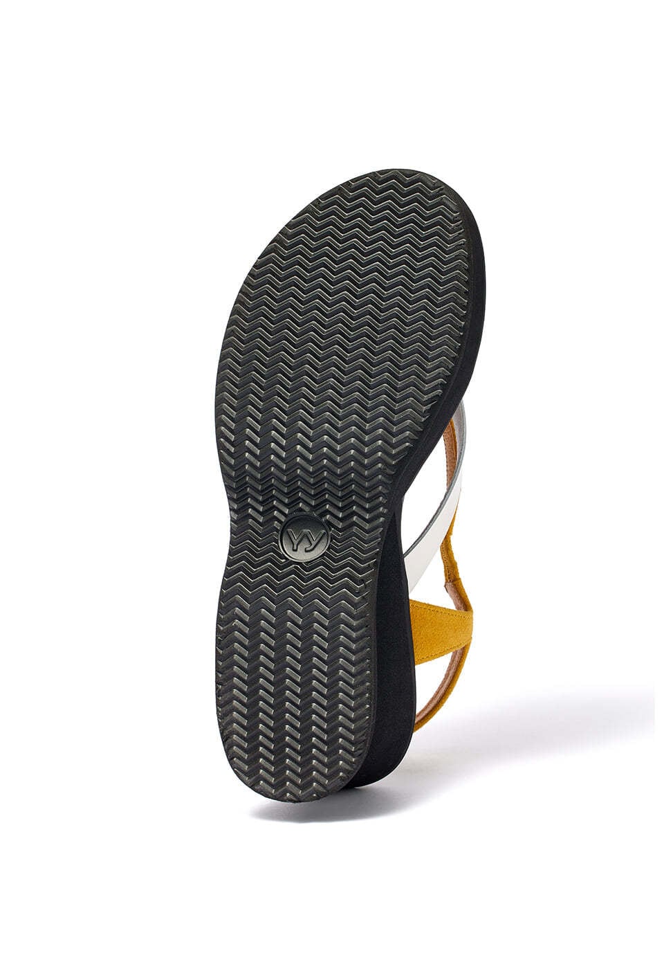 OPEN YY] DOUBLE STRAP PLATFORM FLIP FLOPS, YELLOW 正規品 韓国
