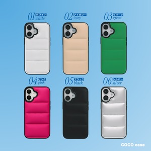 ダウンみたいなふかふかケース（アイボリー）