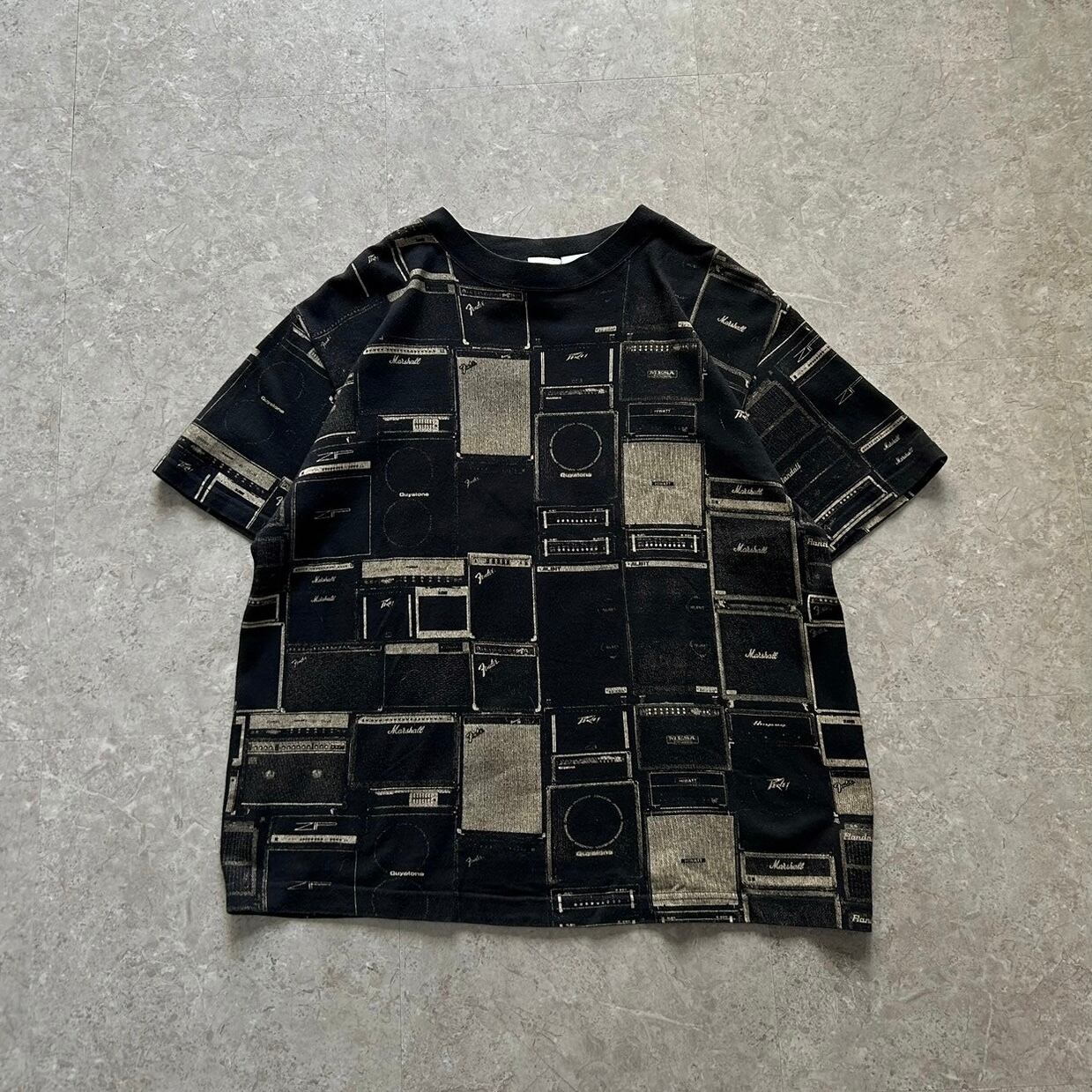 00s Various amplifier all over print T-shirt【仙台店】