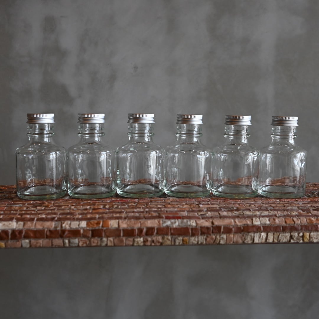空ガラス小瓶6個セット(100ml)