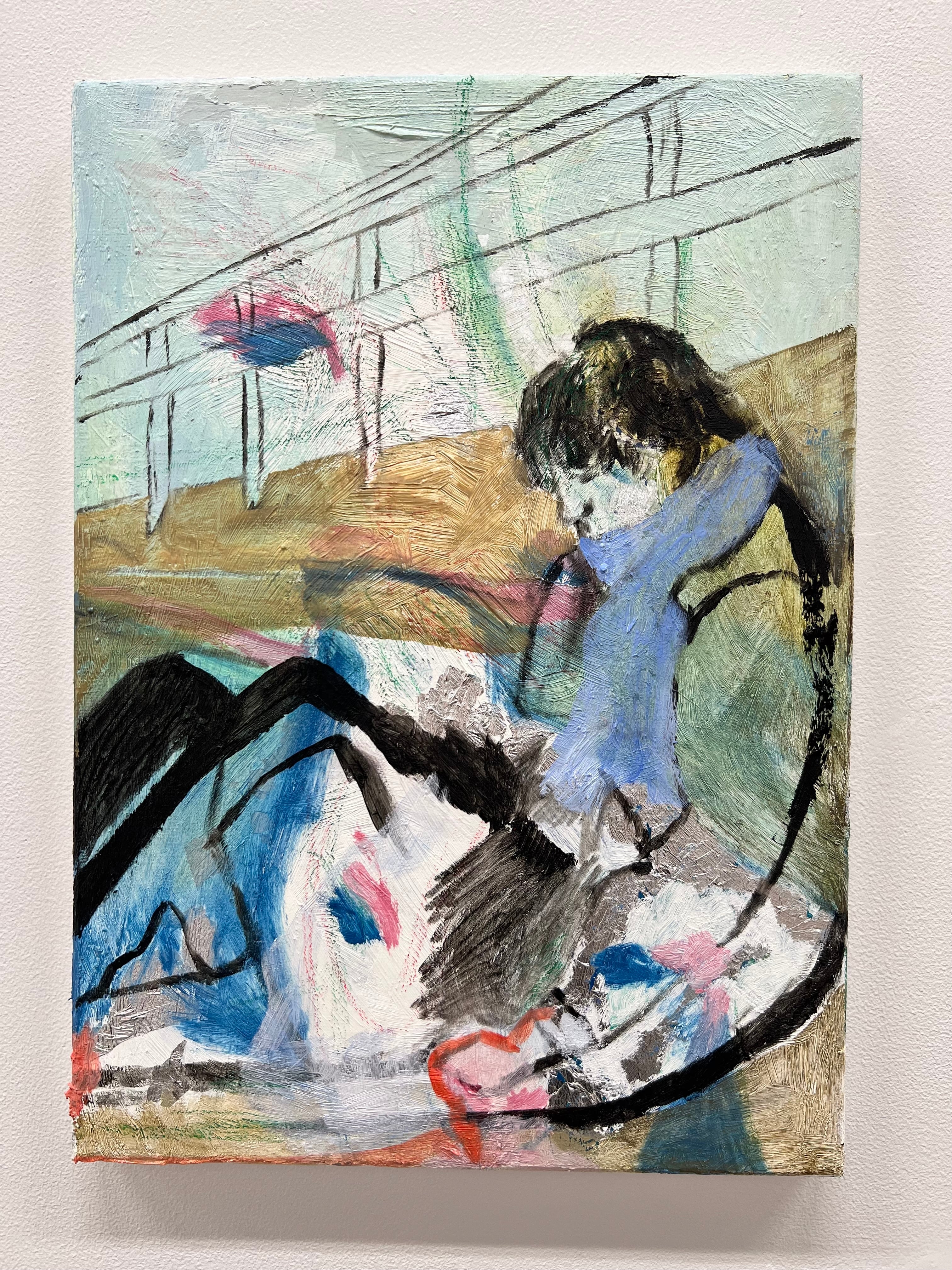 牛骨を被る少女　原画 油絵 oil painting 絵画 abstract 牛骨を被る少女 原画 油絵 oil painting 絵画 abstract 【公式通販】