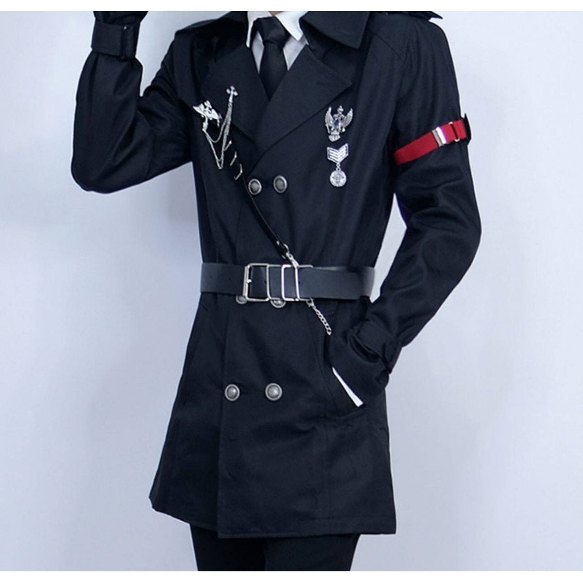 ゴシック軍服モチーフダブルブレストコート | Maiden's Rêve