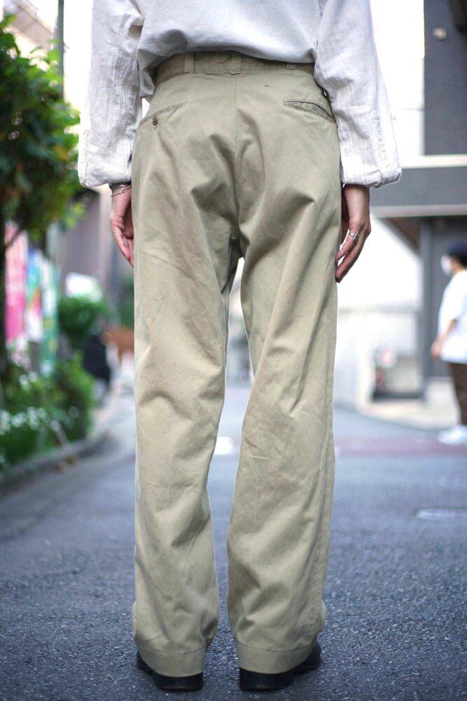 USARMY] Military Chino Trousers [1960s-] Vintage Chino Trousers W