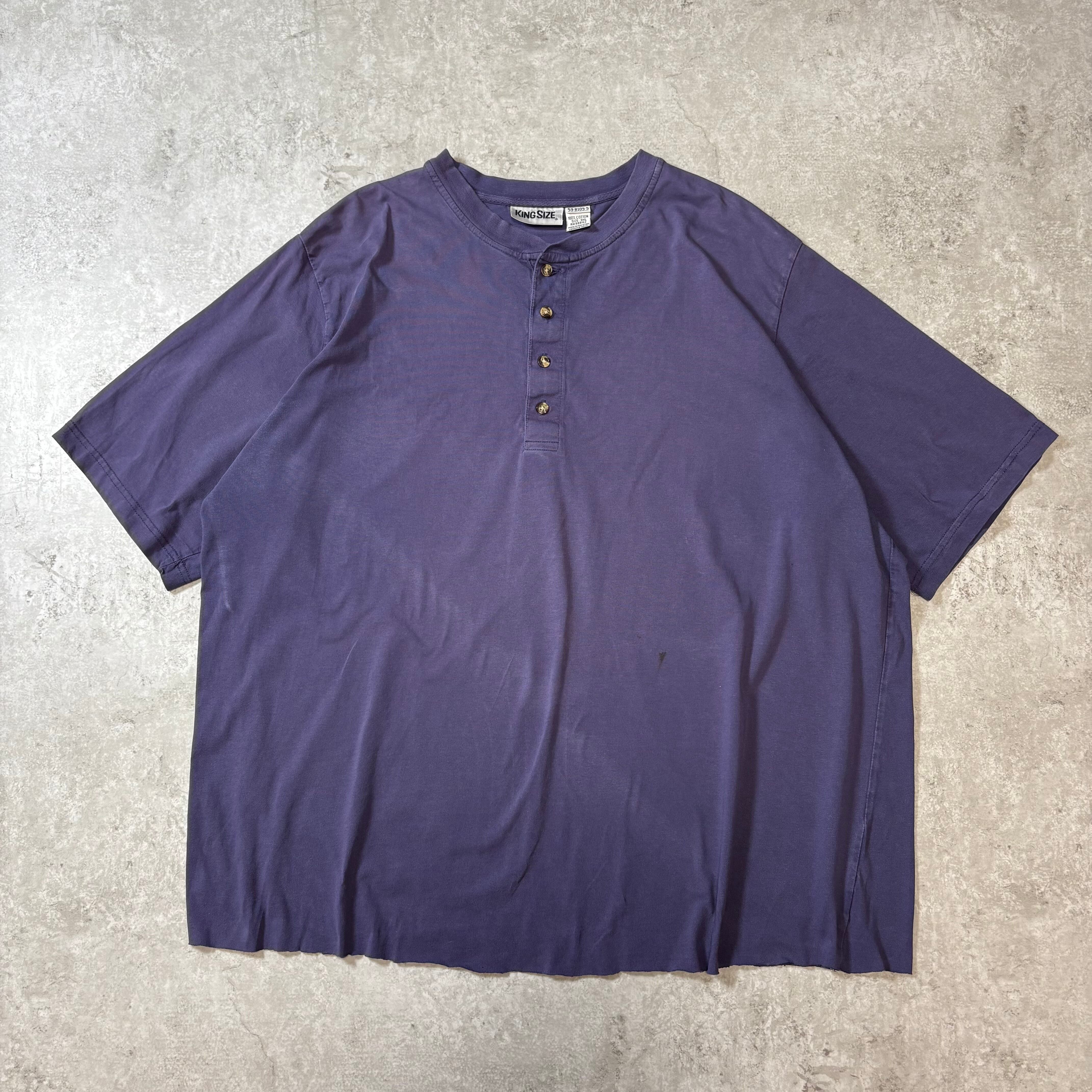 1990s~ "KINGSIZE" Henryneck T-shirt "那須紺"