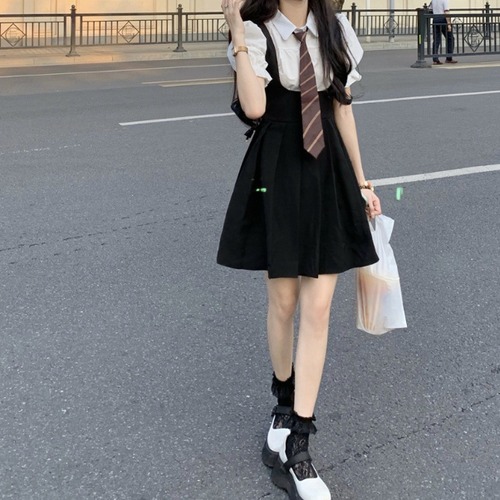 ハイウエストプリーツジャンスカ ・78492